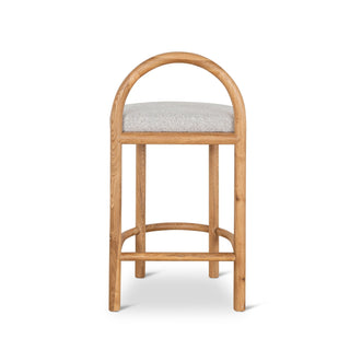Devonport Bar Stool Grey Natural