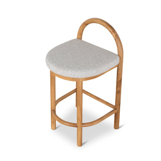 Devonport Bar Stool Grey Natural