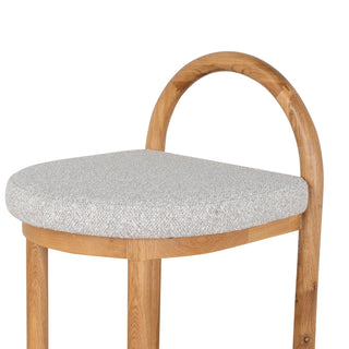 Devonport Bar Stool Grey Natural