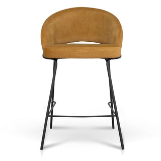 Theo Bar Stool Black Gold Red Orange