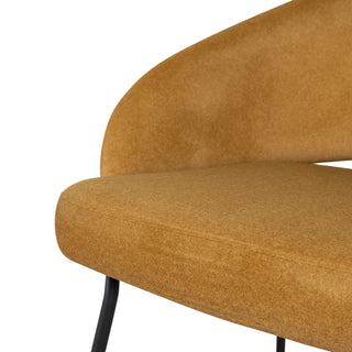 Theo Bar Stool Black Gold Red Orange