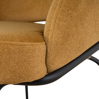 Theo Bar Stool Black Gold Red Orange