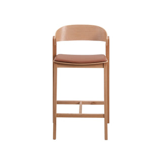 Miles Bar Stool Natural Brown