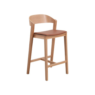 Miles Bar Stool Natural Brown