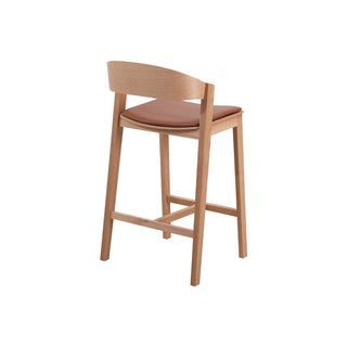 Miles Bar Stool Natural Brown