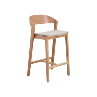 Archie Bar Stool Grey Natural