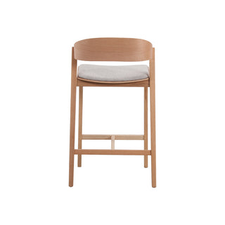 Archie Bar Stool Grey Natural