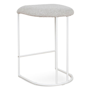 Preston Bar Stool White Grey