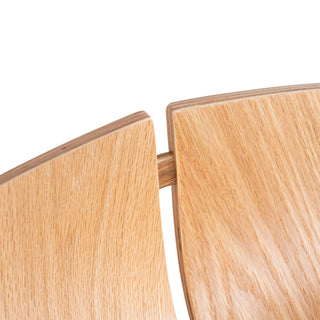 Hobart Bar Stool White Natural