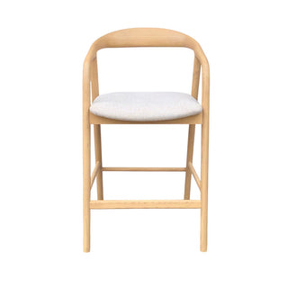 Hugo Bar Stool Natural Beige