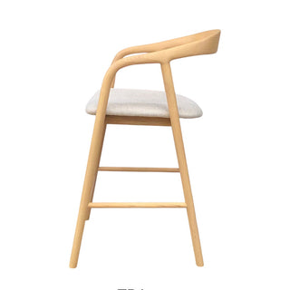 Hugo Bar Stool Natural Beige
