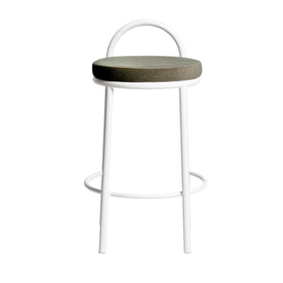 Evie Bar Stool White Green