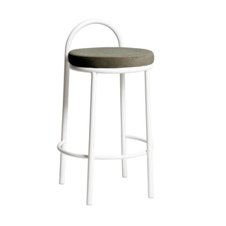 Evie Bar Stool White Green