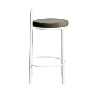 Evie Bar Stool White Green