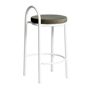 Evie Bar Stool White Green