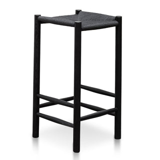 Connor Bar Stool Black Oak
