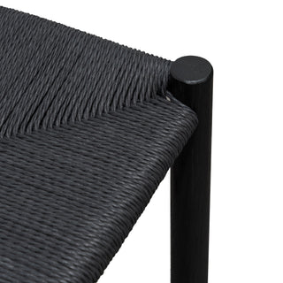 Connor Bar Stool Black Oak