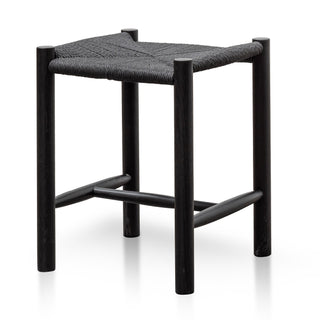 Hudson Stool Black Oak Red
