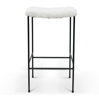 Connor Bar Stool White Red