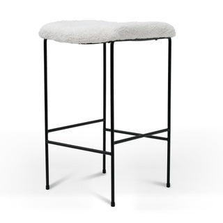 Connor Bar Stool White Red