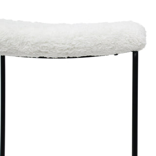 Connor Bar Stool White Red