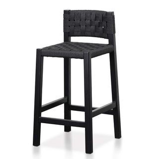 Coogee Bar Stool Black Tan
