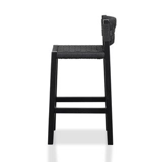 Coogee Bar Stool Black Tan