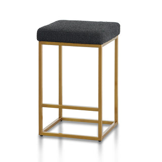 Zara Bar Stool Black Gold