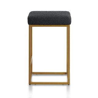 Zara Bar Stool Black Gold