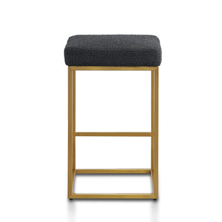 Zara Bar Stool Black Gold