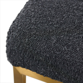 Zara Bar Stool Black Gold