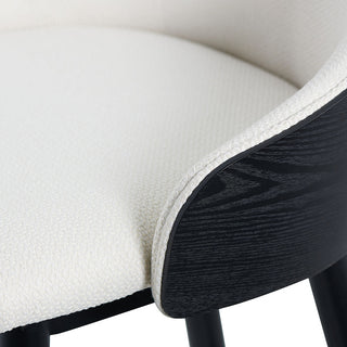 Hugo Bar Stool Black Beige