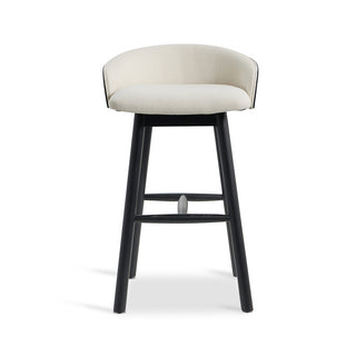 Hugo Bar Stool Black Beige