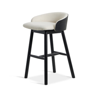 Hugo Bar Stool Black Beige