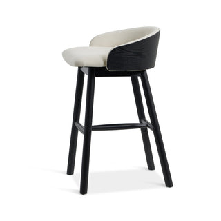 Hugo Bar Stool Black Beige