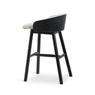 Hugo Bar Stool Black Beige