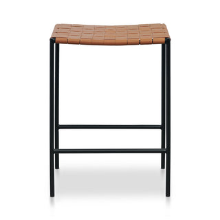 Albany Bar Stool Black Tan