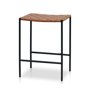 Albany Bar Stool Black Tan
