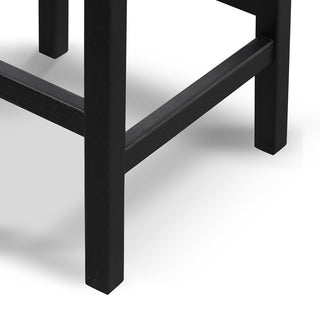 Ayla Bar Stool Black Tan