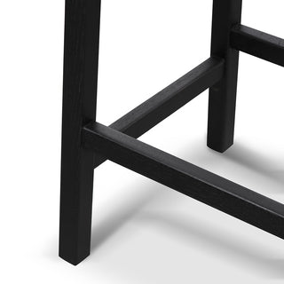 Ayla Bar Stool Black Tan