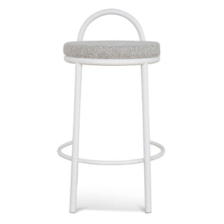 Nina Bar Stool White Grey