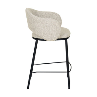 Preston Bar Stool Black Grey Tan