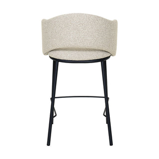Preston Bar Stool Black Grey Tan