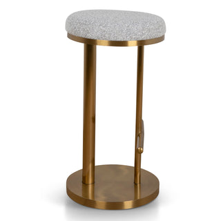 Grace Bar Stool Grey Silver Gold