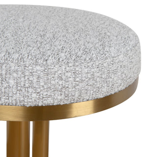 Grace Bar Stool Grey Silver Gold