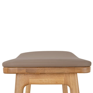 Xavier Bar Stool Natural Brown