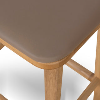 Xavier Bar Stool Natural Brown