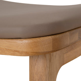 Xavier Bar Stool Natural Brown