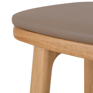 Xavier Bar Stool Natural Brown