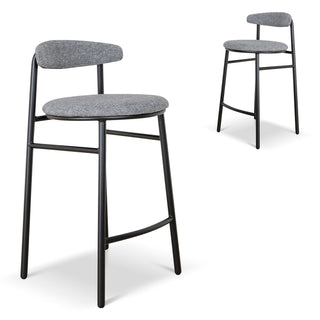 Hawthorn Bar Stool Grey